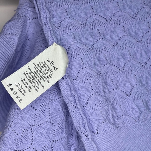 Aritzia Pointelle Knit T-Shirt - Picture 5 of 6